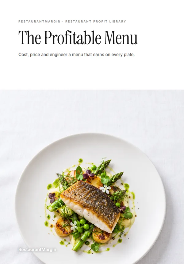 The Profitable Menu book cover